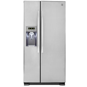 Kenmore 51813 21.9 cu. ft. Side-by-Side Refrigerator w/ Dispenser Stainless Steel