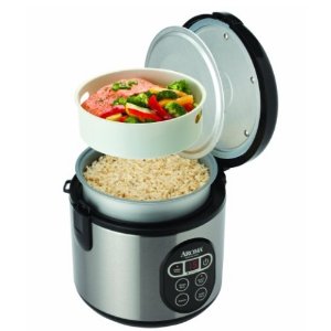 Aroma Housewares ARC-914SBD 8-Cup (Cooked) Digital Cool-Touch Rice Cooker and Food Steamer