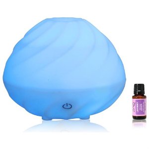 ZAQ 240ml Swirl Essential Oil Diffuser Aromatherapy + Free 10ML Lavender Oil