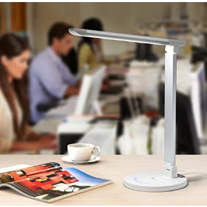 Lightning deal! TaoTronics LED Desk Lamp Eye-caring Table Lamp, Energy Efficient LED Lamp(12W, Dimmable