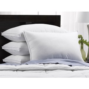 4-Pack Exquisite Hotel Collection Soft Gel Fiber Pillows-3 Sizes