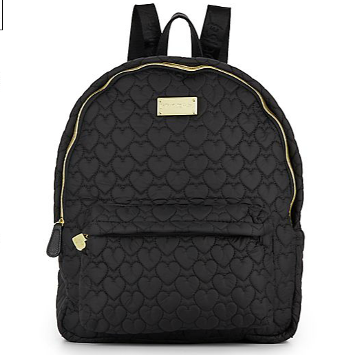 Betsey Johnson Tie The Knot Quilted Nylon Backpack