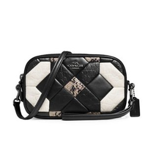 Coach Canyon Quilt Embossed Leather Crossbody Clutch @ Lord & Taylor