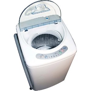 海尔1立方英尺便携式小洗衣机