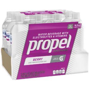 Propel, Berry, Zero Calorie Sports Drinking Water with Antioxidant Vitamins C & E, 16.9 Ounce Bottles (Pack of 12)