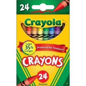 Crayola 经典彩色蜡笔 24支