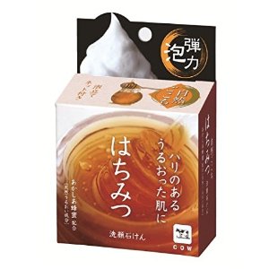 日本牛乳石硷蜂蜜弹力泡洗颜皂80g