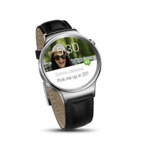 Huawei 华为 智能手表 - 黑色皮革表带