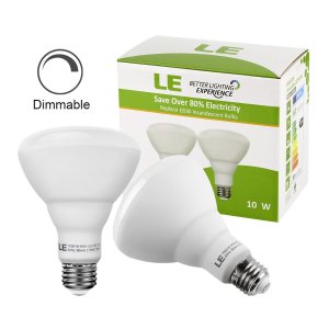 LE 6 Pack 10W Dimmable BR30 LED Bulbs 65W Equivalent