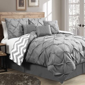 House of Hampton Germain 7 Piece Reversible Comforter Set