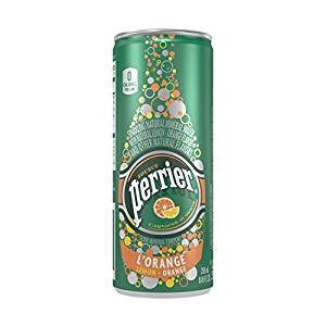 Perrier Sparkling Natural Mineral Water, Lemon Orange, 8.45 Ounce (Pack of 30)