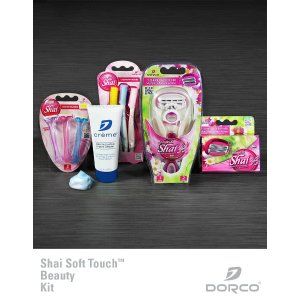 Dorco USA  Shai Soft Touch便携美容旅行装5折热卖