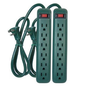 PRIME 6-Outlet Power Strip with Built-in Circuit Breaker