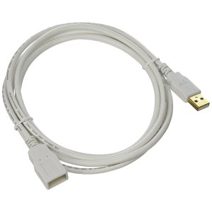 Prime members: Monoprice 6-Feet USB 2.0 A Male to A Female Extension 28/24AWG Cable (Gold Plated)