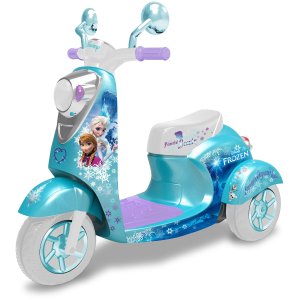迪士尼冰雪奇缘儿童电动摩托车