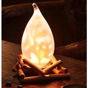 xiji西集网精选TAKIBI 日式木质创意篝火台灯热卖