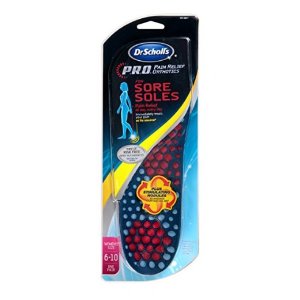 Dr. Scholl's P.R.O. Pain Relief Orthotics for Sore Soles - Women's Size 6-10