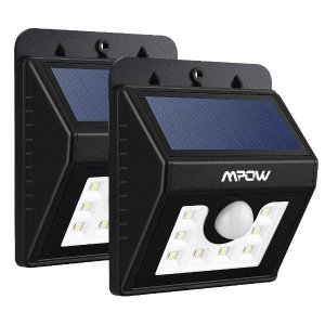 销量冠军！Mpow Super Bright LED 太阳能防水感应灯, 2个