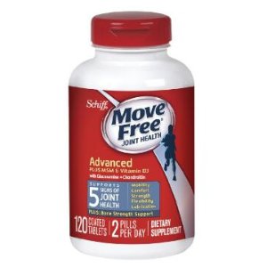 Move Free Advanced Plus MSM and Vitamin D3, 120 Count