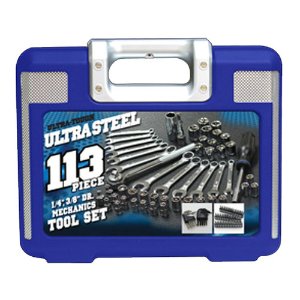 Ultra Steel 113-pc Mechanics Tool Set