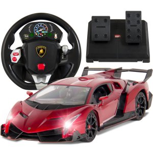 Best Choice Products 1/14 Scale RC Lamborghini Veneno Realistic Driving Gravity Sensor Remote Control Car Red - Walmart.com