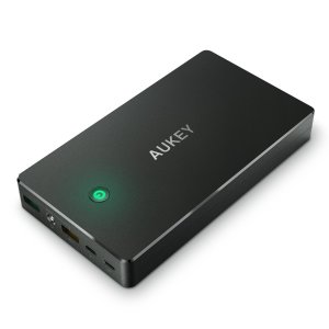 Aukey 20000mAh 高速QC2.0 双USB 充电宝