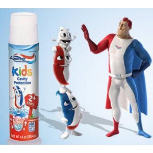 Aquafresh Kids Toothpaste Bubblemint 4.6 Ounce Pack of 6
