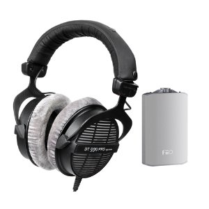 Beyerdynamic DT990 PRO 250ohm Headphones w/ FiiO A3 Amp