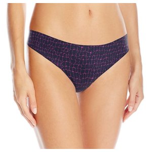 Calvin Klein Women's Printed Invisibles Thong Panty