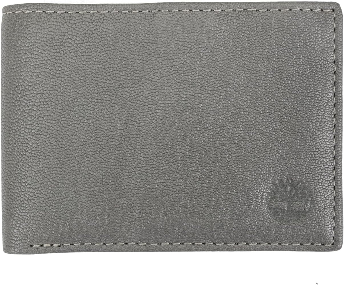 Timberland Men's Genuine Leather Passcase Security RFID Wallet, Charcoal, One Size : Amazon.ca: Clothing, Shoes & Accessories