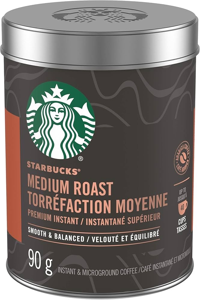 Starbucks Medium Roast Premium Instant Coffee 90 g : Amazon.ca: Grocery & Gourmet Food