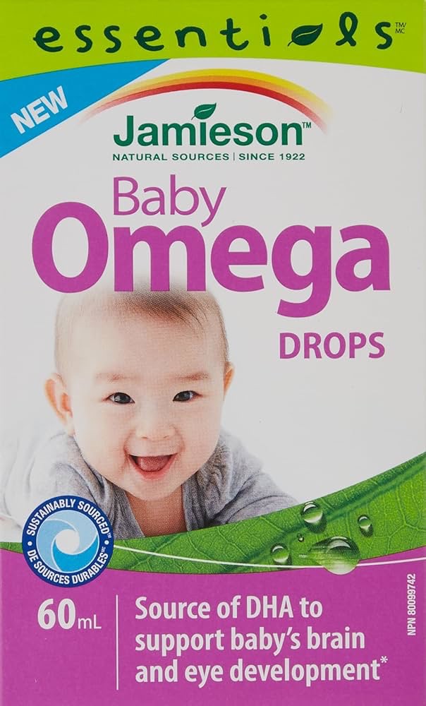 Jamieson Baby Omega Drops NEW 60ml Liquid 宝宝鱼油