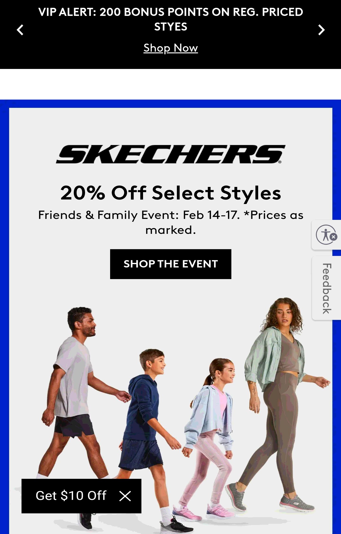 The Shoe Company - Sketchers 20% off select styles