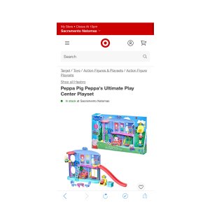 $20.99 Peppa Pig Peppa s Ultimate Play Center Playset : 小猪佩奇游乐场玩具
