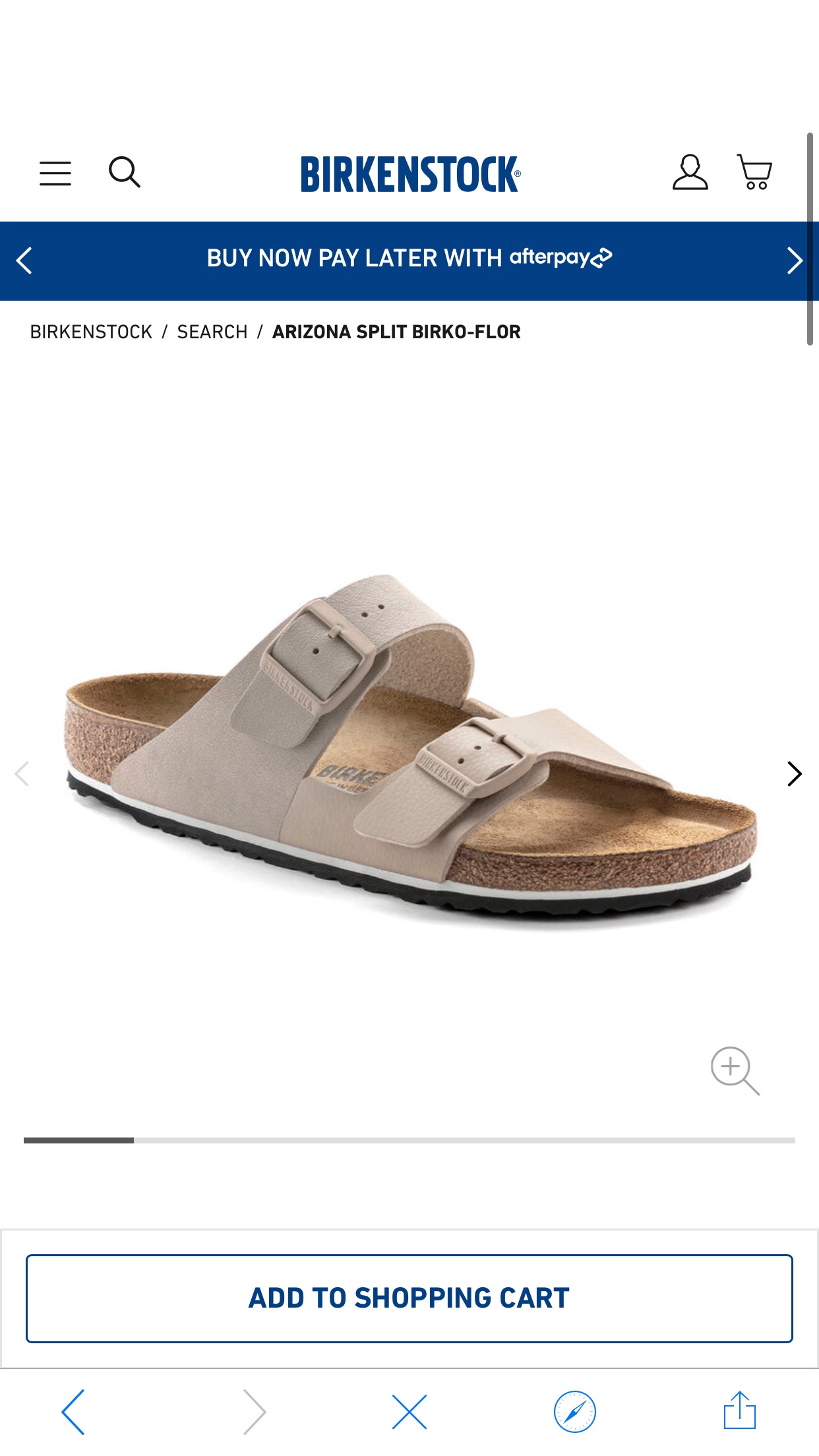 Arizona Split Birko-Flor Ice/Sandcastle | BIRKENSTOCK勃肯鞋