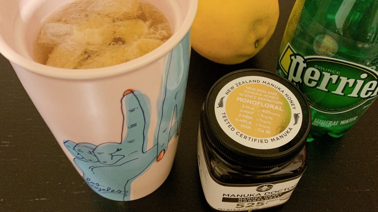 Manuka蜂蜜｜养胃通便+原创自制蜂蜜柠檬气泡水，健康好喝