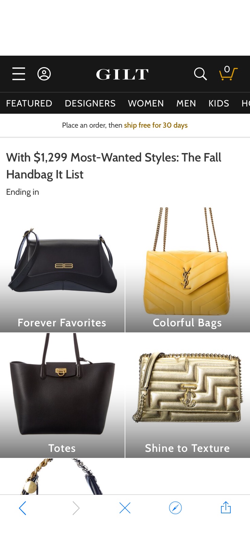 With $1,299 Most-Wanted Styles: The Fall Handbag It List / Gilt