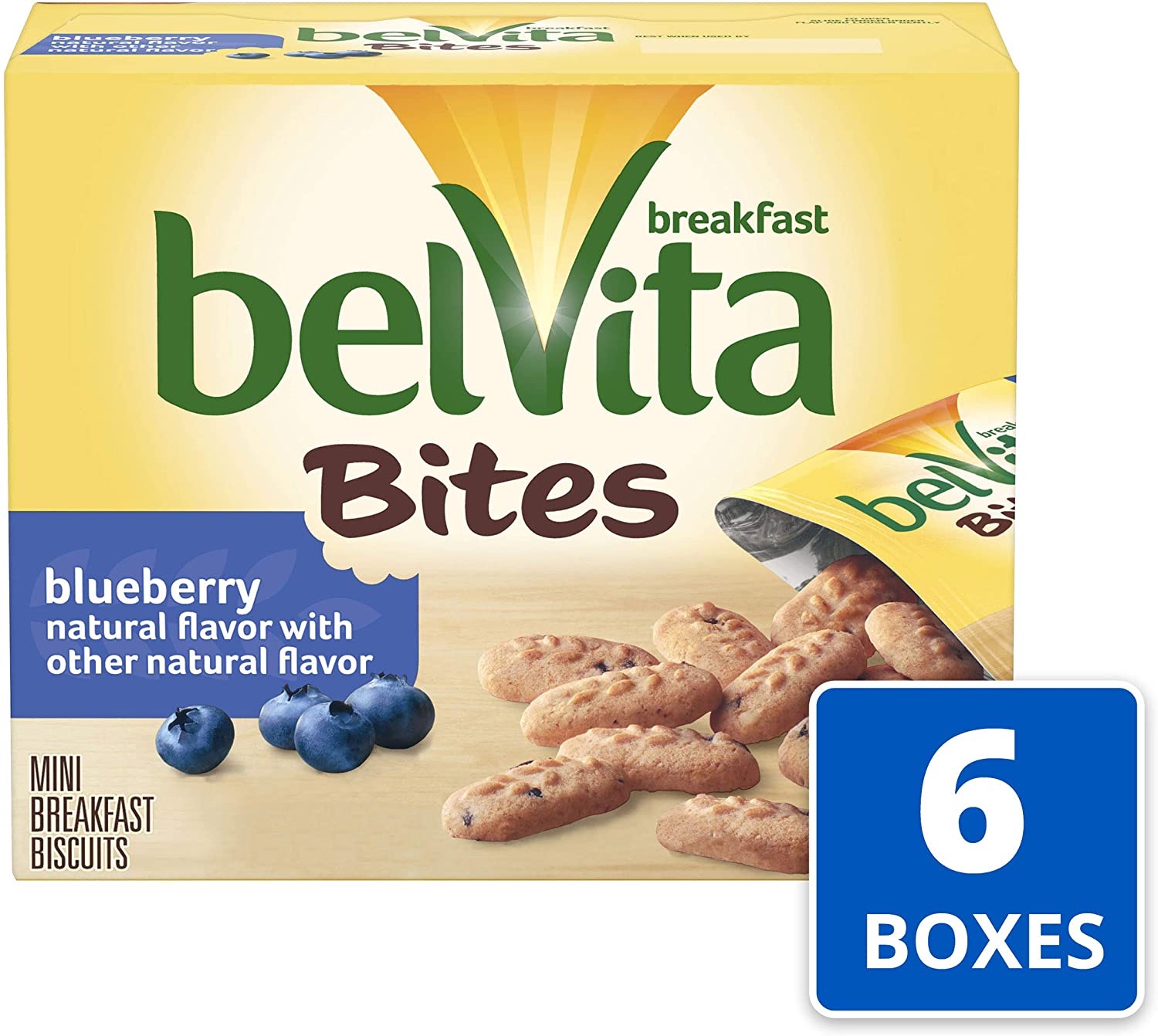 belVita 酥脆迷你早餐饼干 蓝莓口味 30袋