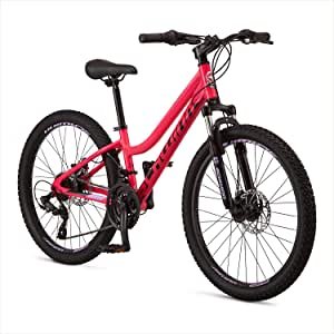 史低价：Schwinn 成人/青少年山地自行车 24寸粉色款