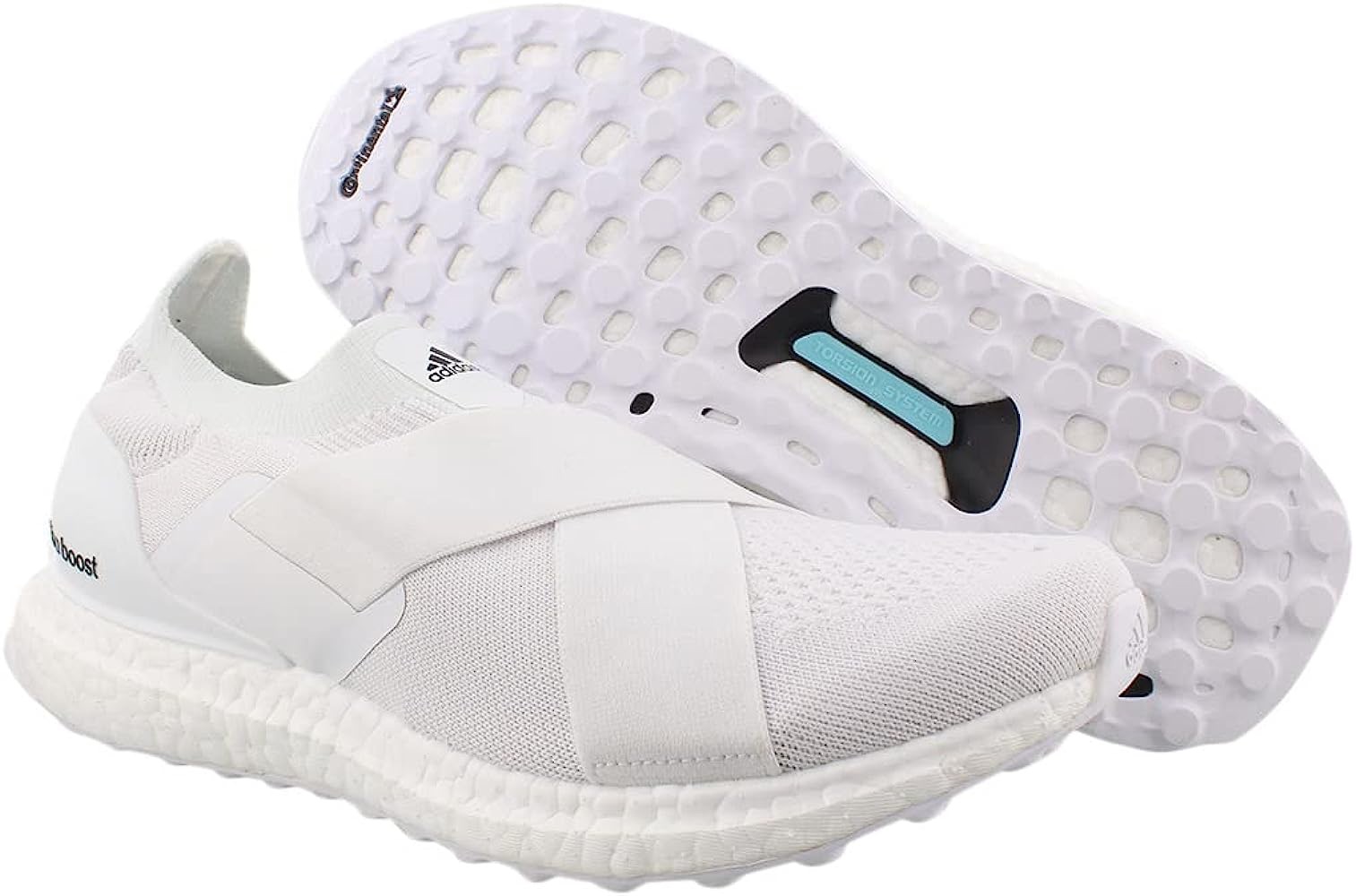 Amazon.com | adidas Ultraboost DNA Slip Mens Shoes Size 5, Color: Core Black/Core Black/Glow Pink | 跑鞋