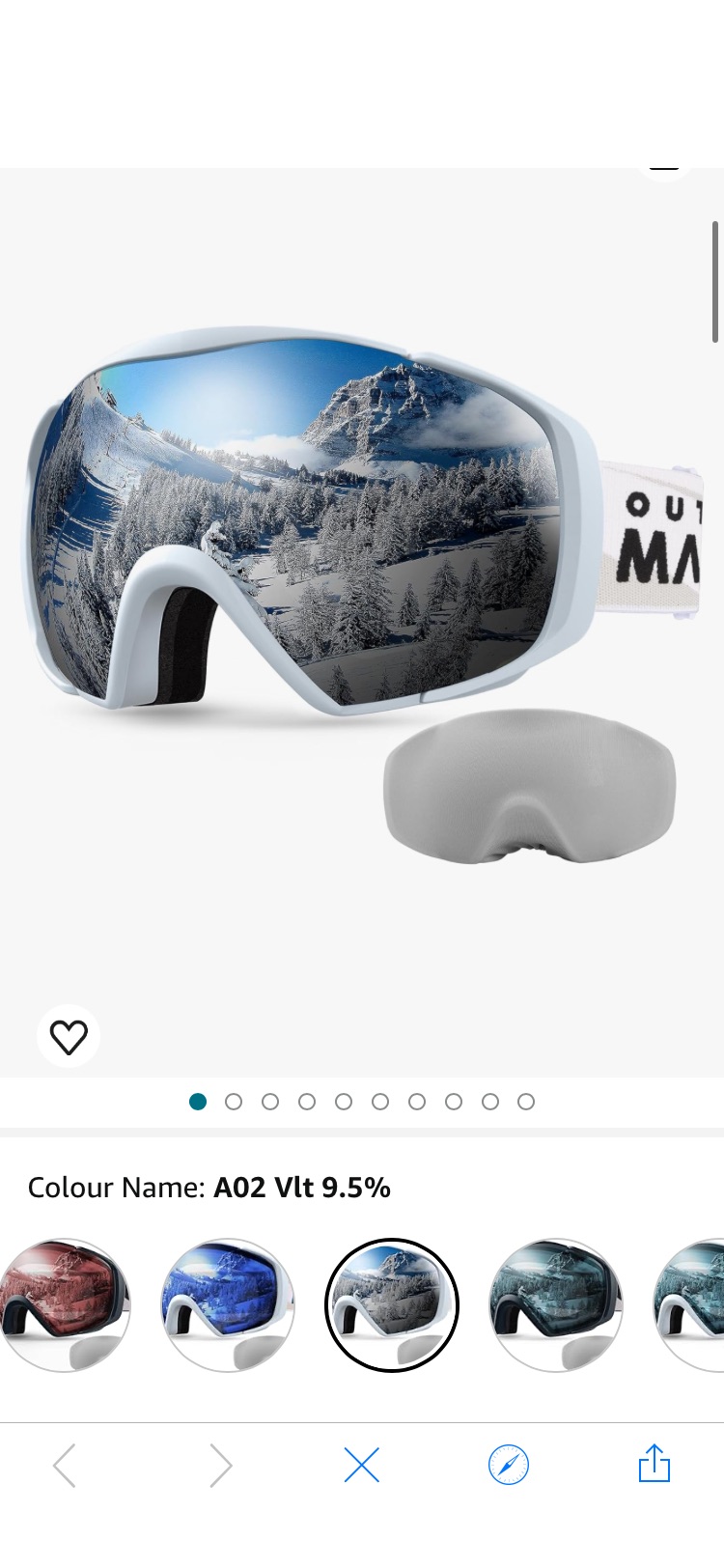 OutdoorMaster Ski Goggles with Cover Snowboard Snow Goggles OTG Anti-Fog for Men Women, Goggles - Amazon Canada