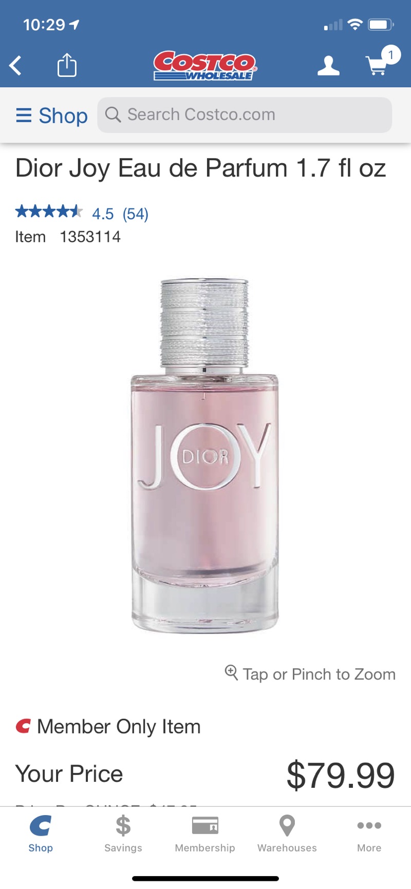 迪奥Dior Joy Eau de Parfum 1.7 fl oz
