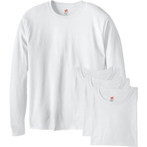 Hanes Men's Long-Sleeve ComfortSoft T-Shirt (Pack of 4)