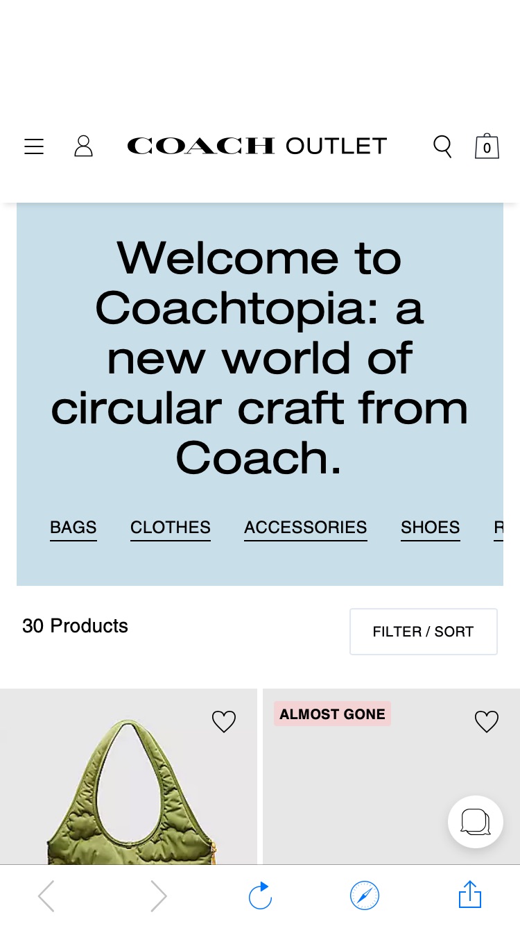 Coachtopia | COACH® Outlet 上新