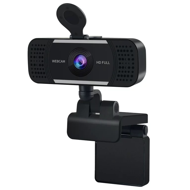 HONGGE 1080P Web Camera, HD Webcam with Microphone & Privacy Cover, 110-degree Wide Angle, Plug and Play - Walmart.com