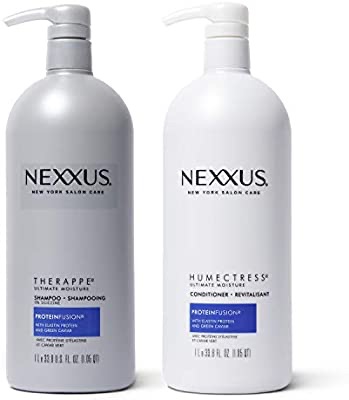 Nexxus鱼子酱精华洗发水和护发素套装