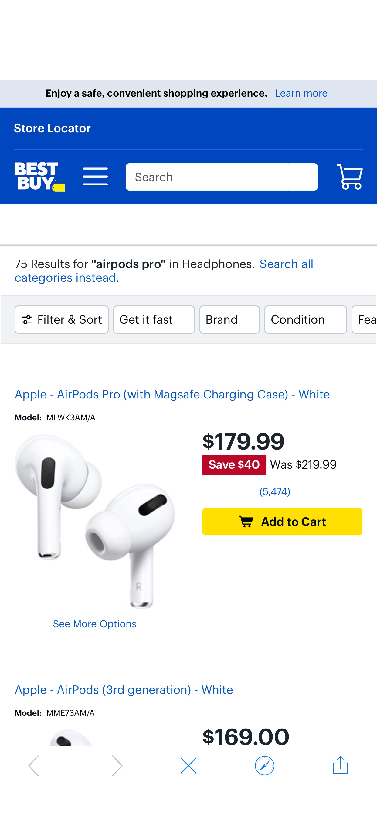 airpods pro - Best Buy AirPod 促销