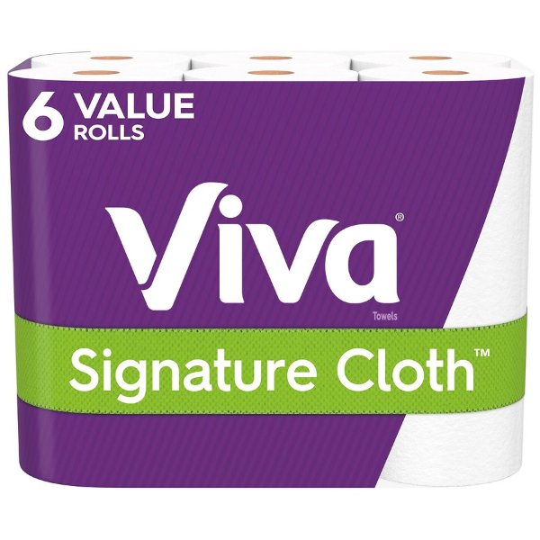Signature Cloth Paper Towels, Choose-A-Sheet 56.0EA x 6 pack