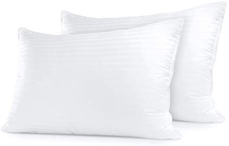 Sleep Restoration Gel Pillow - (2 Pack Queen) Best Hotel Quality Comfortable & Plush Cooling Gel Fiber Filled Pillow - 舒适凝胶枕头