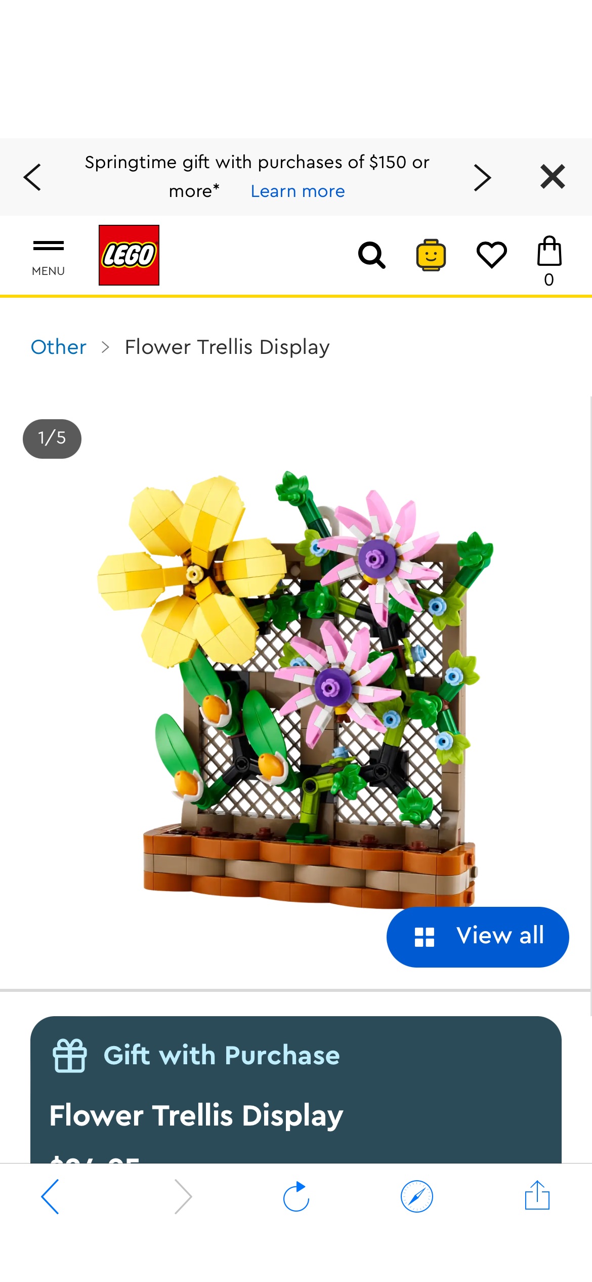Flower Trellis Display 40683 | Other | Buy online at the Official LEGO® Shop US